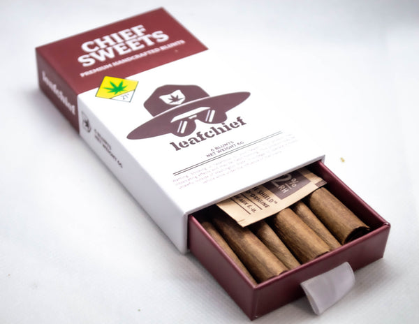 Chief Sweets (Blunt) and Chief's Choice (Joint) Packaging